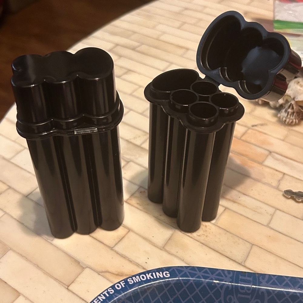 Black Party Favor Container Set